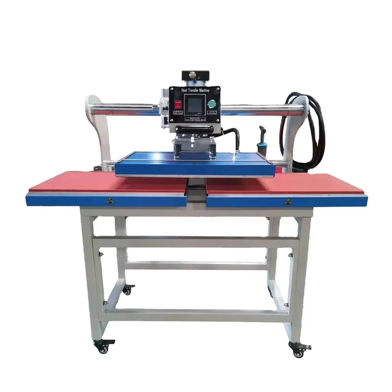 Heat Press Machine - Pneumatische warmtepersmachine dubbelstation voor T-shirt bedrukking