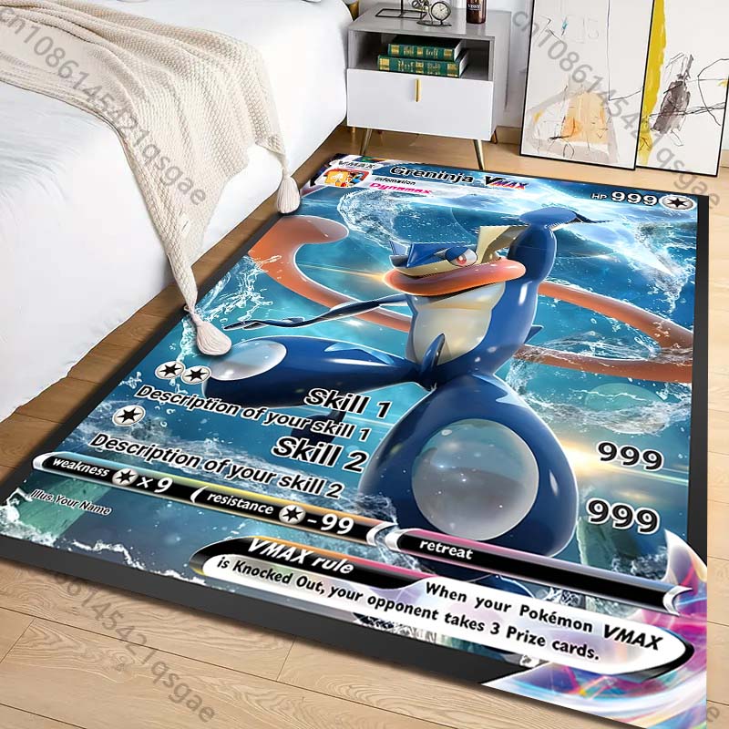 Commercial Printing & Graphics - 1PC Pokémon Greninja Kaarten Print Tapijt