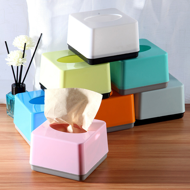 Commercial Printing & Graphics - Z. Commerciële vierkante plastic tissuebox voor
