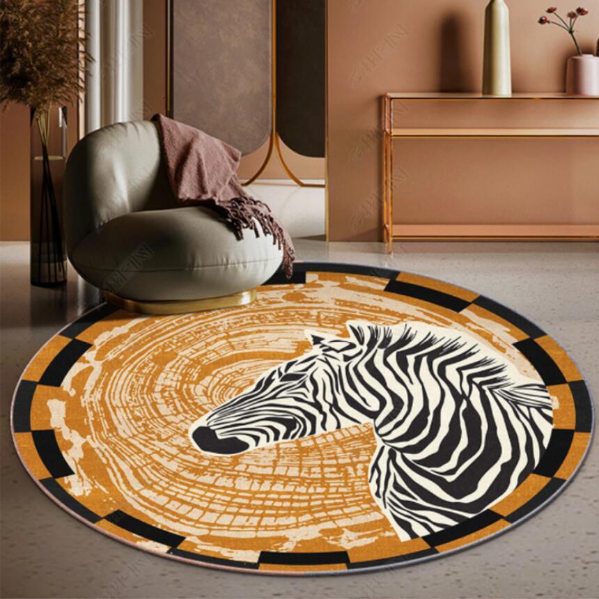 Commercial Fabric Printing Machine - Modern Zebra Tijger Luipaard Print Tapijt