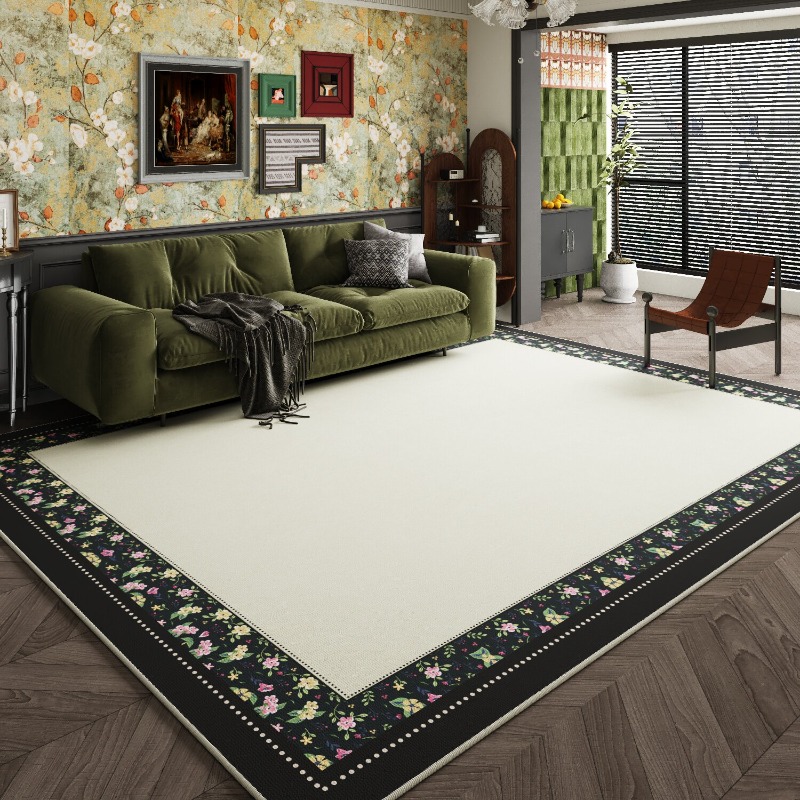 Commercial Printing Online - Moderne woonkamerkleed met geometrische bloemenprint, stijlvolle