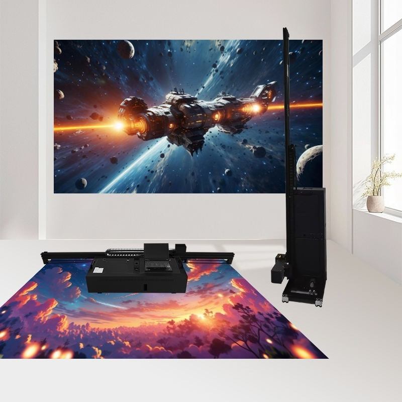 Commercial Wall Printing Machine - Universele UV-wandprintmachine, verticale grafische printer voor