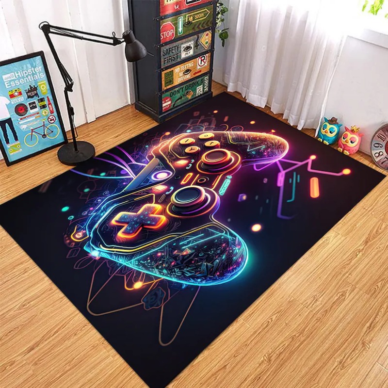 Commercial Printing & Graphics - Neon Glow Gamecontroller Kleed Kleurrijk Gaming