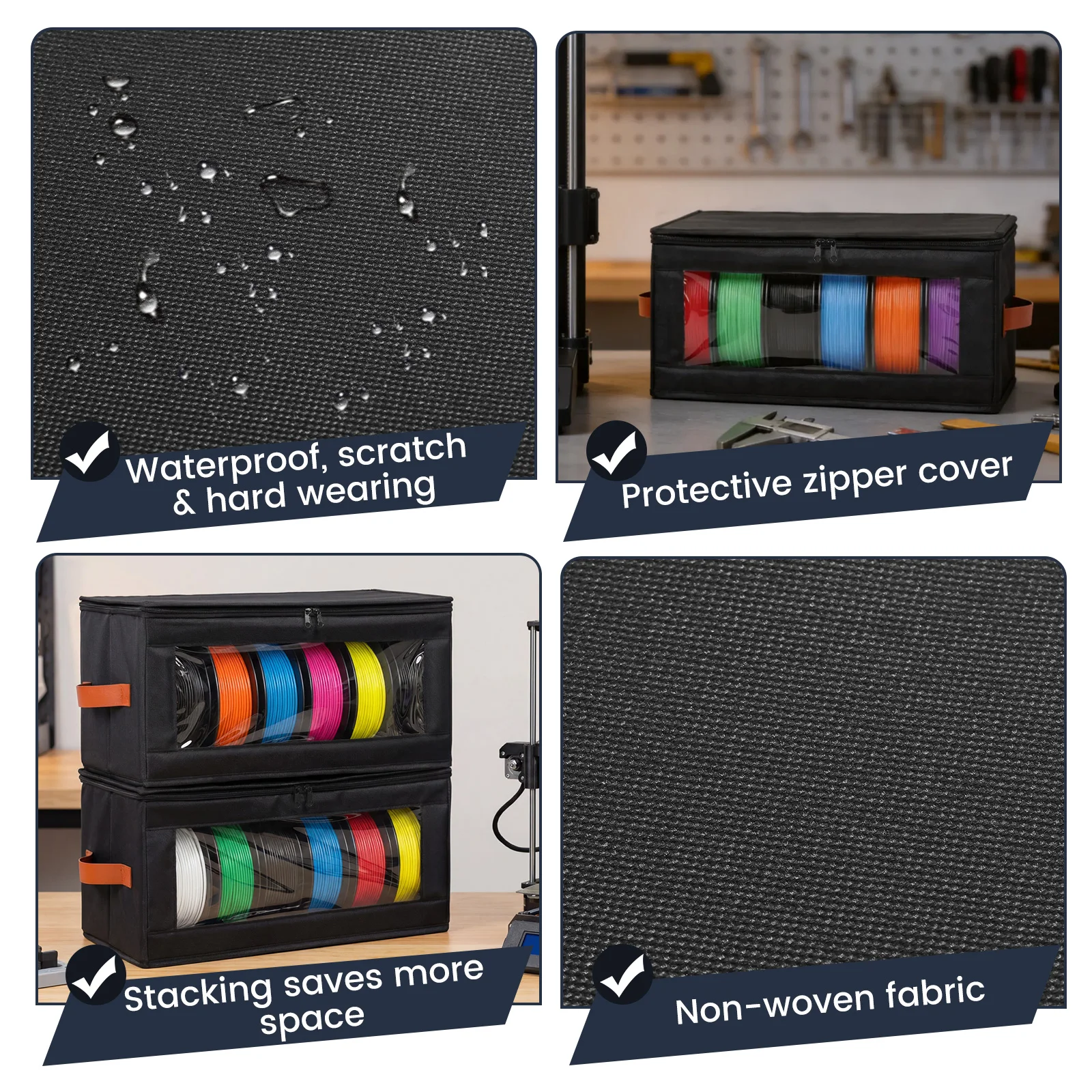 4-delige filamentopbergdoos me - Commercial Fabric Printing Machine recensie en prijs