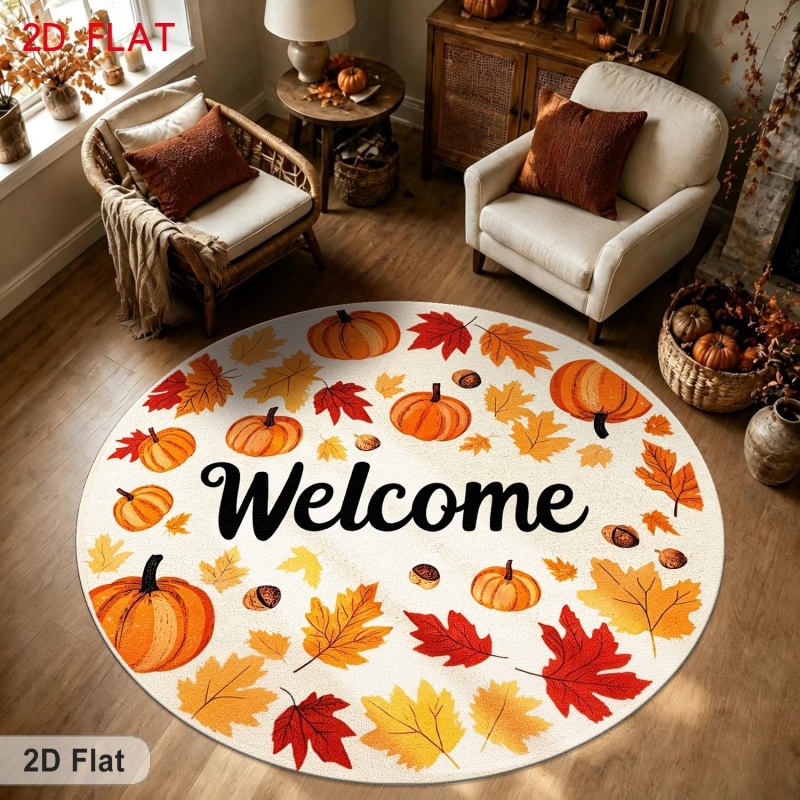 Schattig ronde vloerkleed met  - Commercial Printing & Graphics recensie en prijs
