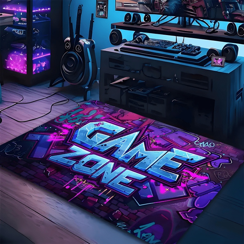 Neon Paars Blauw Game Zone Gra - Commercial Wall Printing Machine recensie en prijs