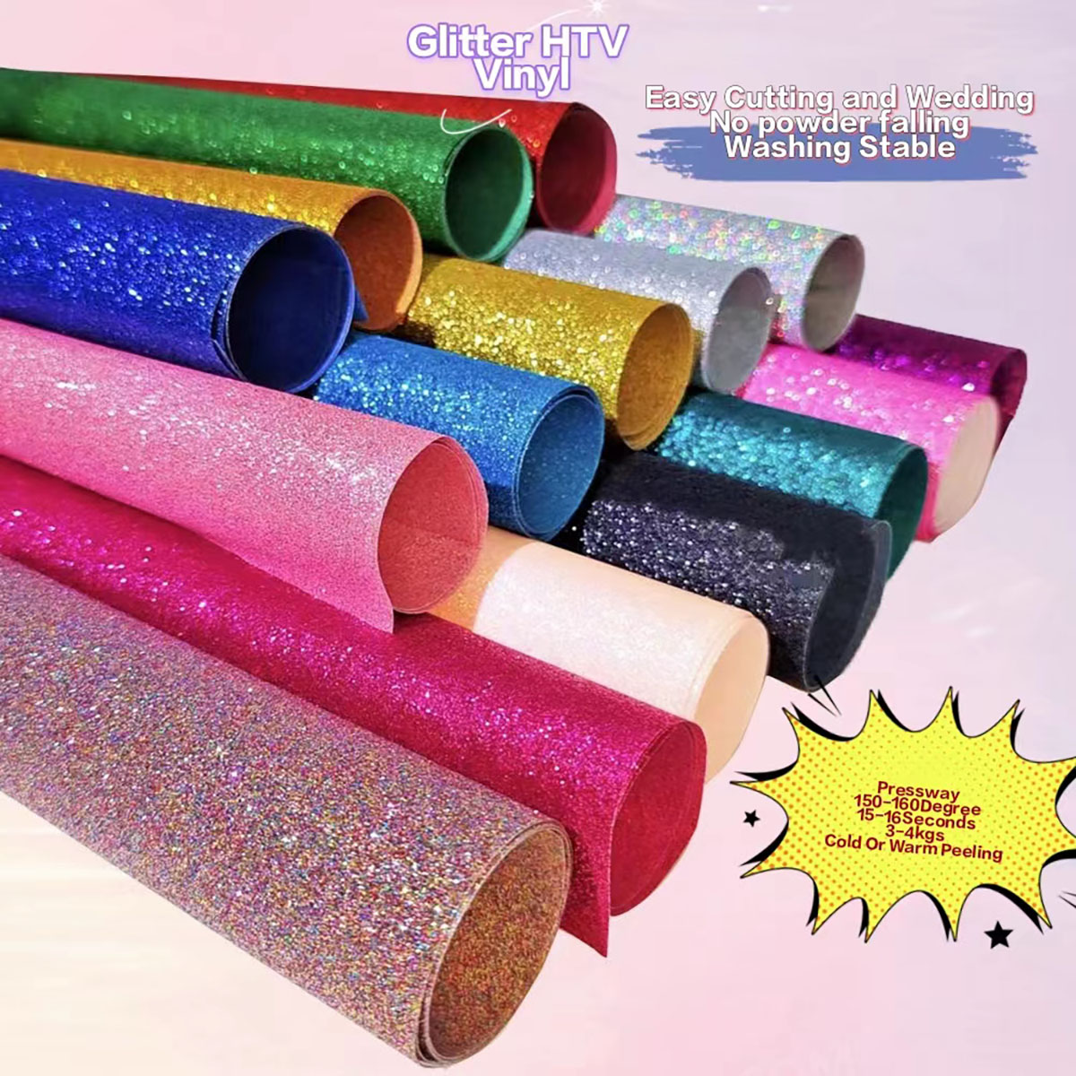CHEONET HTV --- Glitter Heat T - Printable Heat Transfer Vinyl recensie en prijs