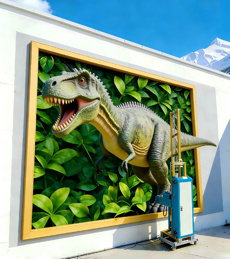 Aangepaste wandprintmachine 3D - Commercial Wall Printing Machine recensie en prijs