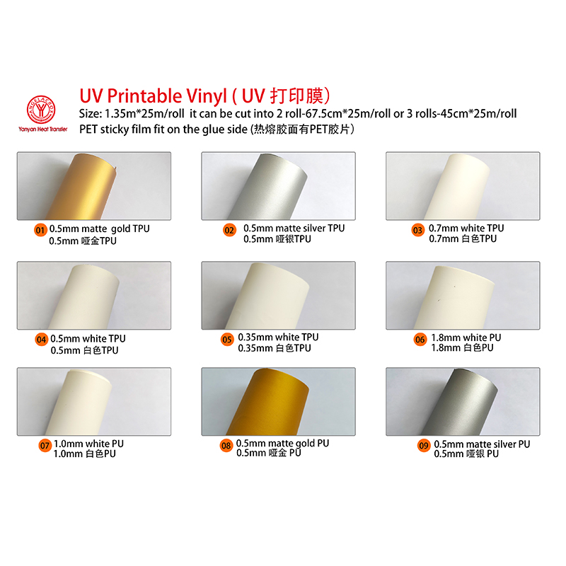 3D TPU UV-printfolie 0,5 mm go - Printable Heat Transfer Vinyl recensie en prijs