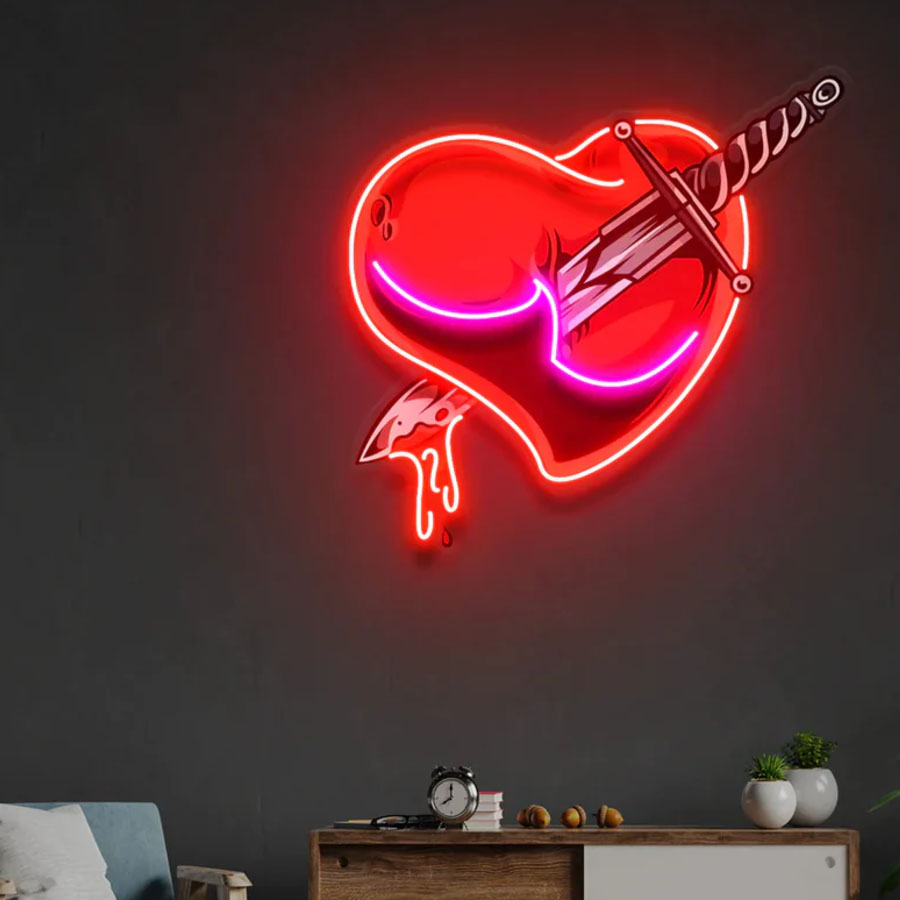 Love Hands Neon Artwork Neon L - Commercial Printing Icon recensie en prijs