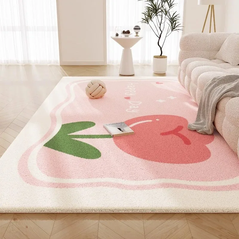 Zoet roze woonkamertapijt Grot - Commercial Printing Online recensie en prijs